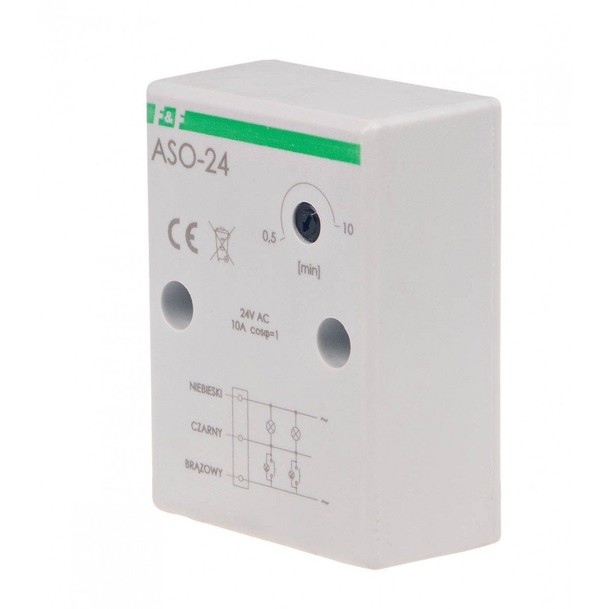 ASO-24 automat schodowy z przyłączem kablowym 24V F&F