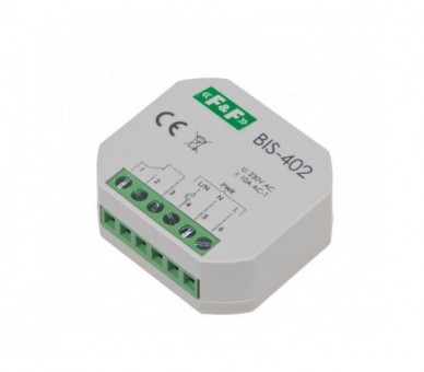 BIS-402 przekaźnik bistabilny do montażu podtynkowego F&F
