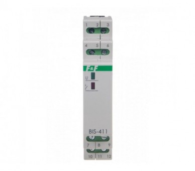 BIS-411-2Z Przekaźnik bistabilny 230V 2Z BIS-411 2Z, montaż na szynie DIN F&F