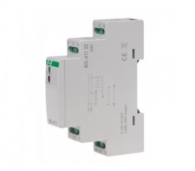 BIS-411-2Z-24V Przekaźnik bistabilny 9-30 V AC/DC 2Z BIS-411 2Z 24V, montaż na szynie DIN F&F
