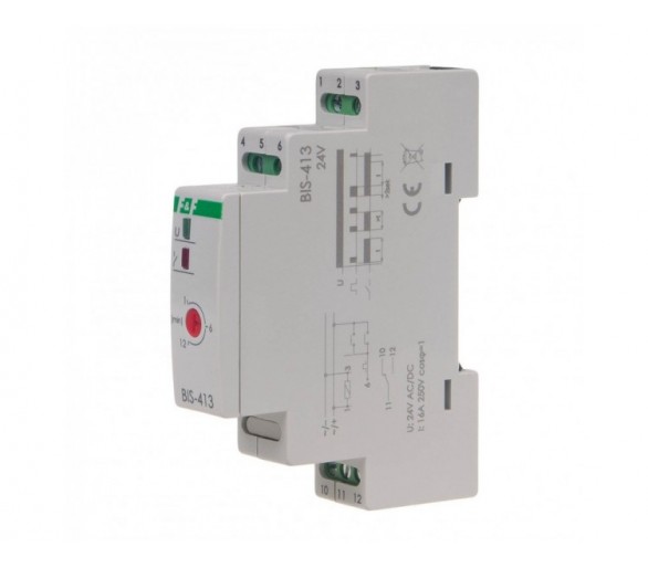 BIS-413-24V przekaźnik bistabilny BIS-413 9-30 V AC/DC F&F