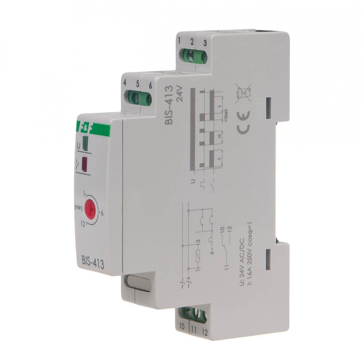 BIS-413-24V przekaźnik bistabilny BIS-413 9-30 V AC/DC F&F