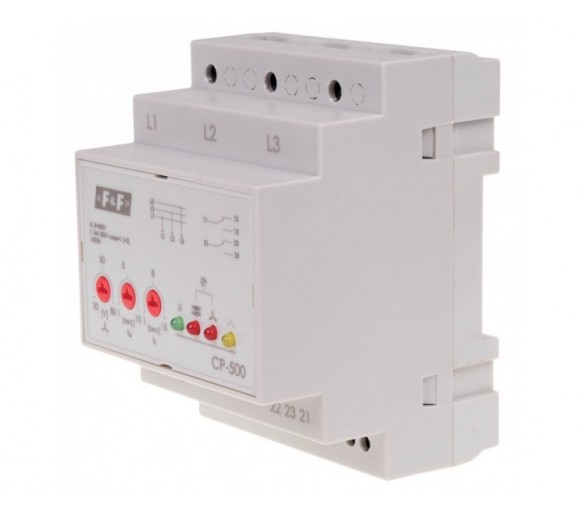CP-500 Przekaźnik napięciowy trójfazowy CP-500, Un3x500V bez N F&F
