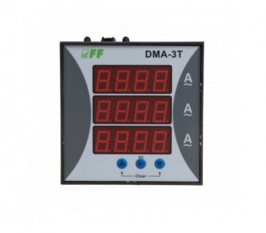 DMA-3T cyfrowy wskaźnik wartości natężeni aprądu, trójfazowy DMA-3T F&F