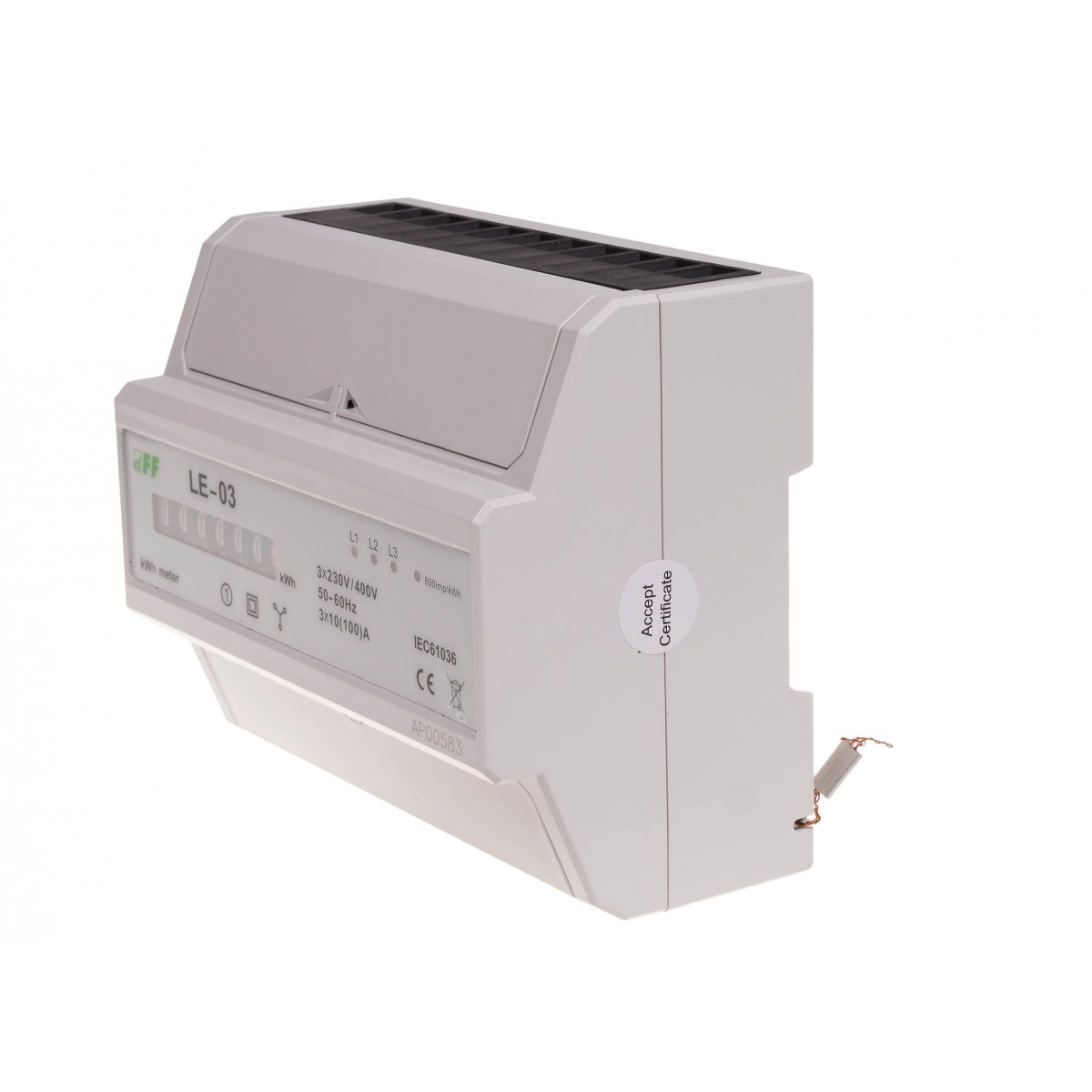 LE-03 licznik energii elektrycznej - trójfazowy LE-03 F&F