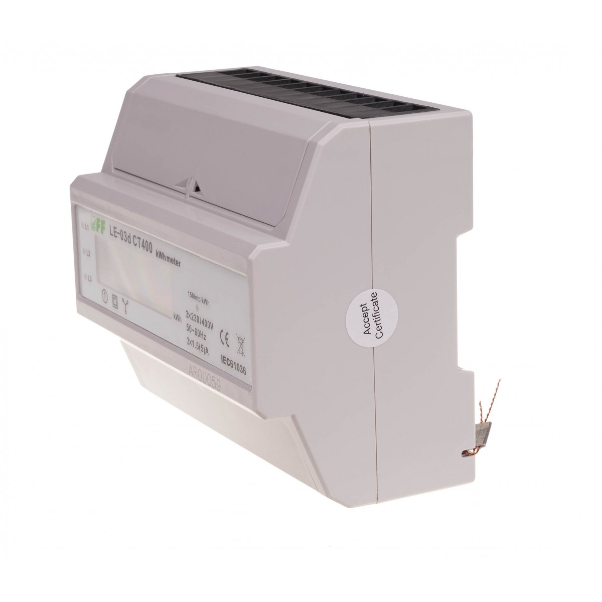 LE03D-CT400 licznik energii elektrycznej LE-03D CT400 F&F