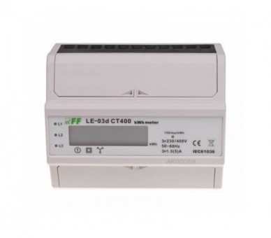 LE03D-CT400 licznik energii elektrycznej LE-03D CT400 F&F