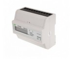 LE-05D licznik energii elektrycznej - trójfazowy, pomiar w ukł. Arona LCD, kl.1, 3x230,400V, 3x10(100A) F&F