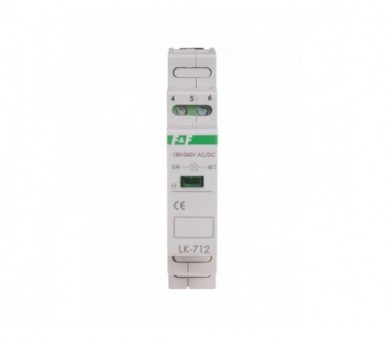 LK-712G-130-260V lampka kontrolna zasilania - jednofazowa LK-712 G 130-260V F&F