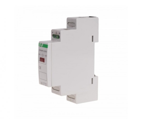 LK-712R-130-260V lampka kontrolna zasilania - jednofazowa LK-712 R 130-260V F&F