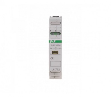 LK-712Y-10-30V lampka kontrolna zasilania - jednofazowa LK-712 Y 10-30V F&F
