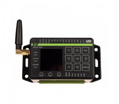 MAX-H04 sterownik programowalny z komunikatorem GSM, klawiatura + lcd, antena zewnętrzna 2,5m w komplecie F&F