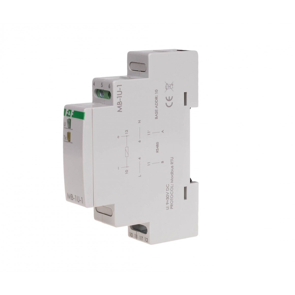 MAX-MB-1U-1 przetwornik pomiaru napięcia, jednofazowy, z wyjściem MODBUS RTU F&F