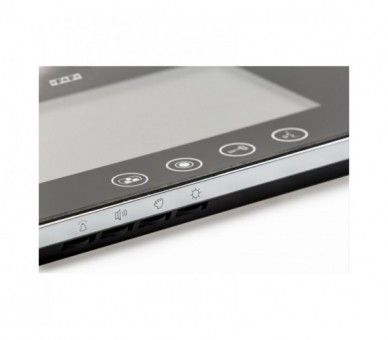 MK-03 Monitor szklany nano-glas czarny, sterowanie bramy F&F