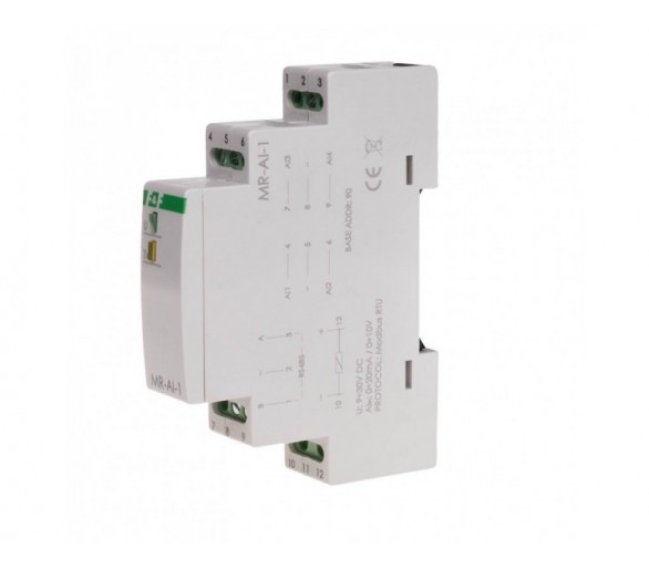 MAX-MR-AI-1 moduł rozszerzeń WEJŚĆ analogowych, z wyjściem MODBUS RTU, 1 moduł F&F