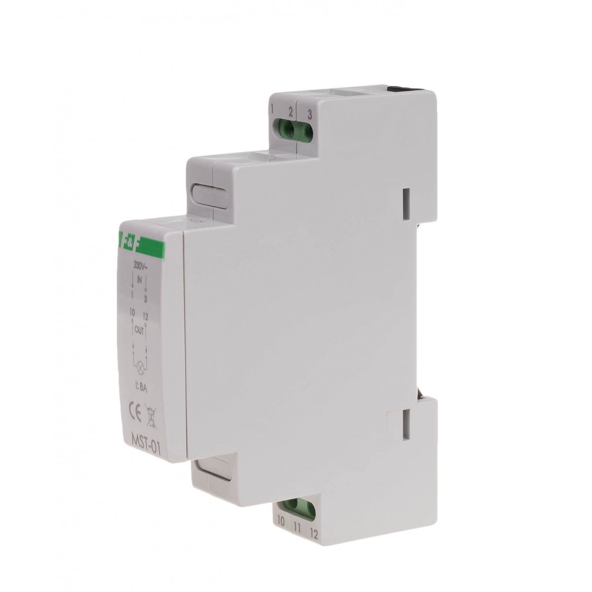MST-01 soft start do lamp halogenowych, 230V, 8A, 1 moduł F&F
