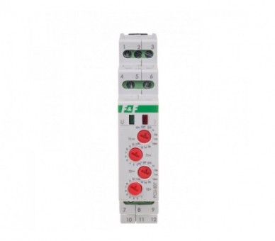 PCU-507-24V Przekaźnik czasowy 2-funkcyjny (nastawa 2 czasów T1 T2, styk: 2xNO/NC, 24V F&F