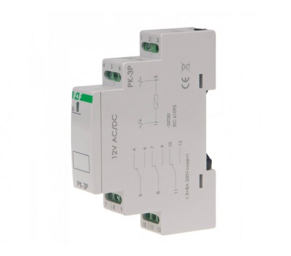 PK-3P-12V przekaźnik elektromagnetyczny PK-3P 12V F&F