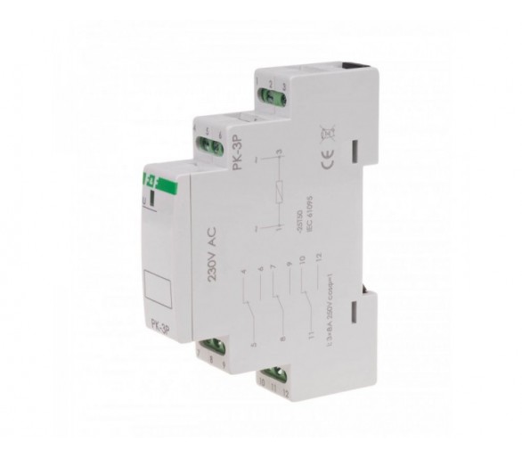 PK-3P-230V przekaźnik elektromagnetyczny PK-3P 230V F&F