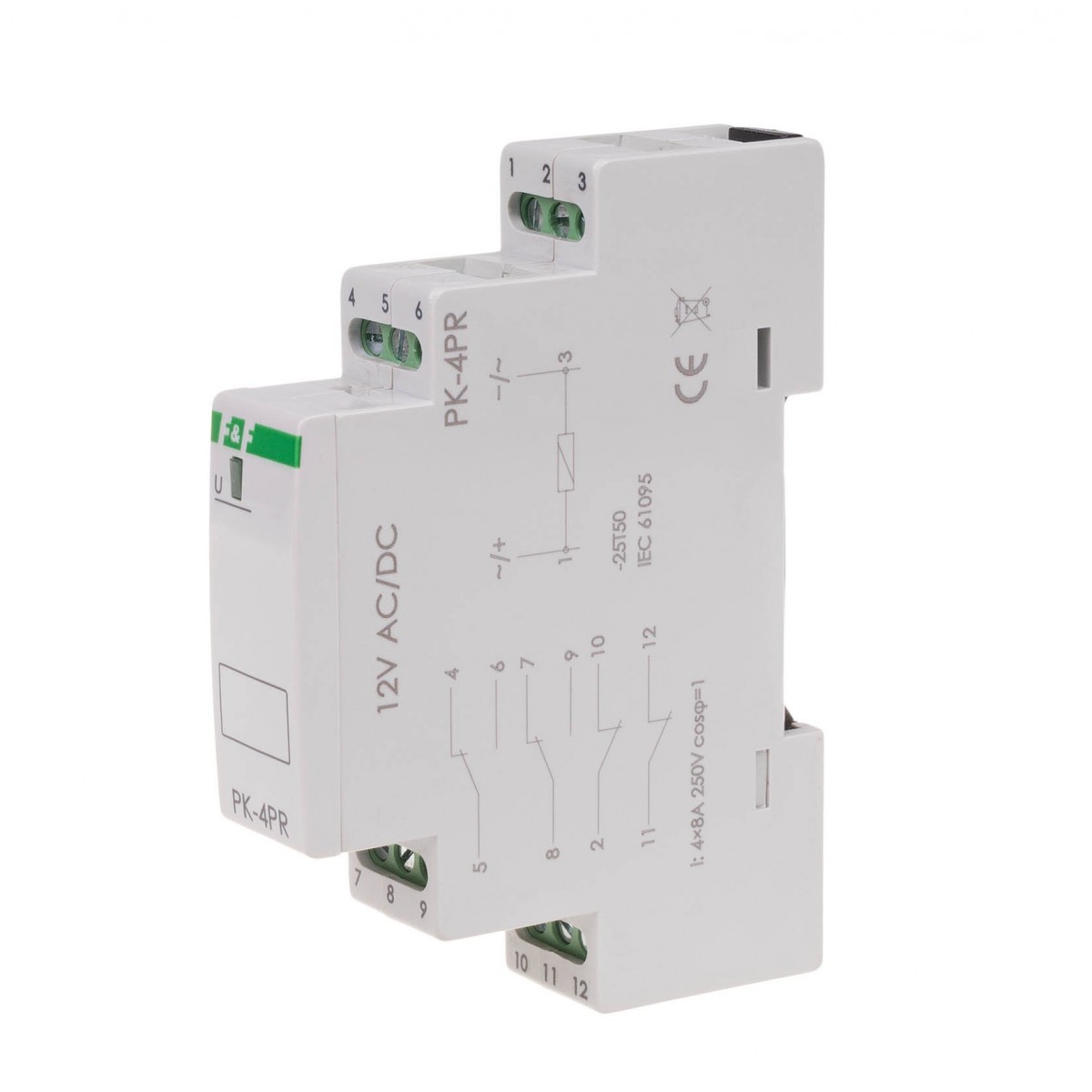 PK-4PR-12V przekaźnik elektromagnetyczny PK-4PR 12V F&F