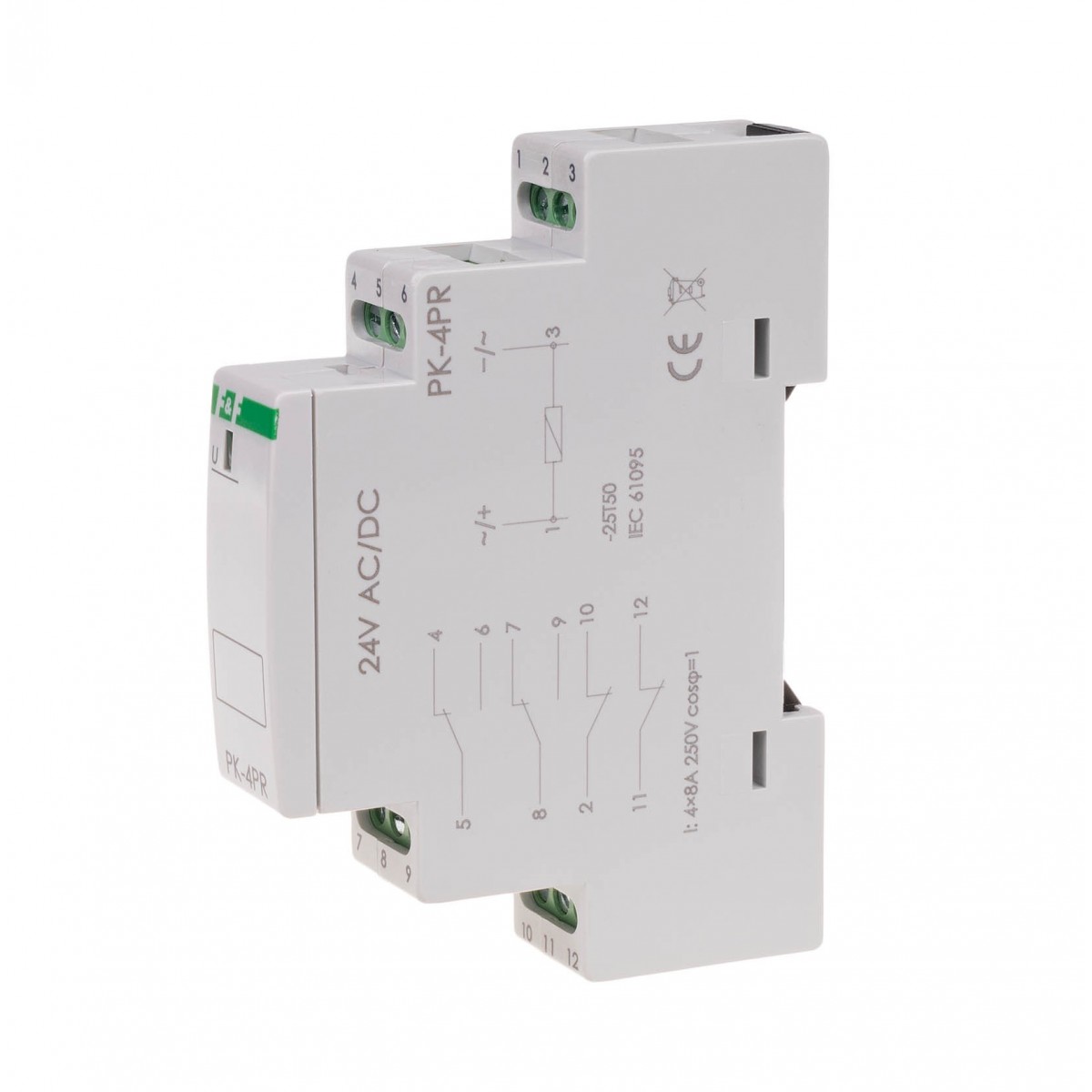 PK-4PR-24V przekaźnik elektromagnetyczny PK-4PR 24V F&F