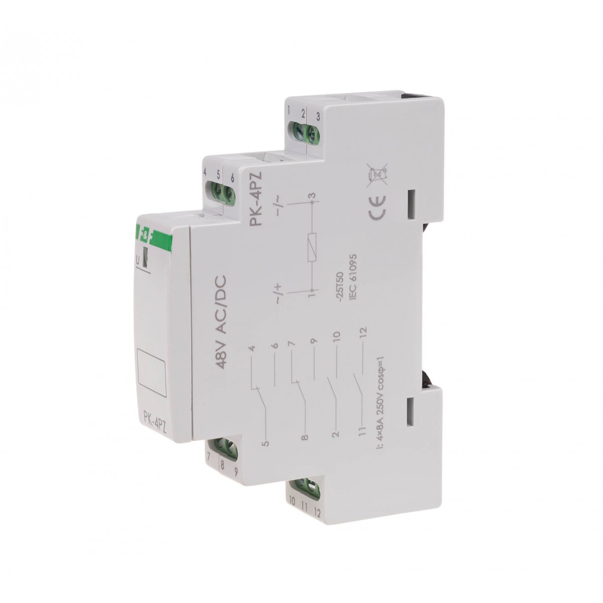 PK-4PZ-48V przekaźnik elektromagnetyczny PK-4PZ 48V F&F