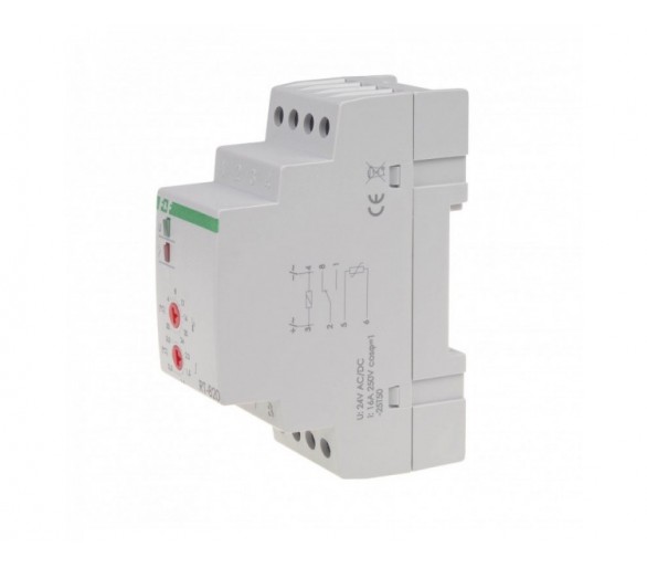 RT-820 regulator temperatury - zakres temperatur 4-30°C montaz na szynie DIN, styk: 1NO/NC 230V AC F&F