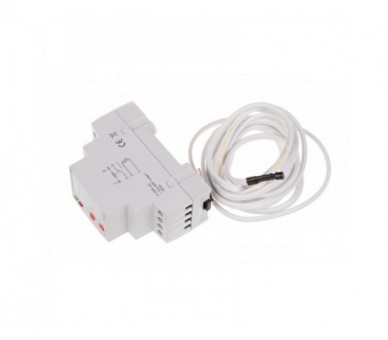 RT-822 regulator temperatury - zakres temperatur 30-60°C montaz na szynie DIN, styk: 1NO/NC 230V AC F&F