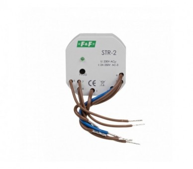 STR-2 sterownik roletowy, jednoprzyciskowy STR-2 napięcie 230V AC F&F