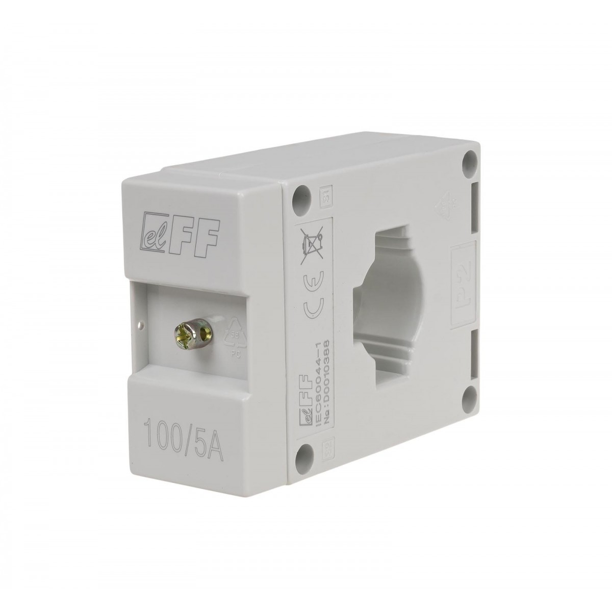 TI-100-5 Przekładnik prądowy 100/5A Ø22, kl. 0,5 F&F