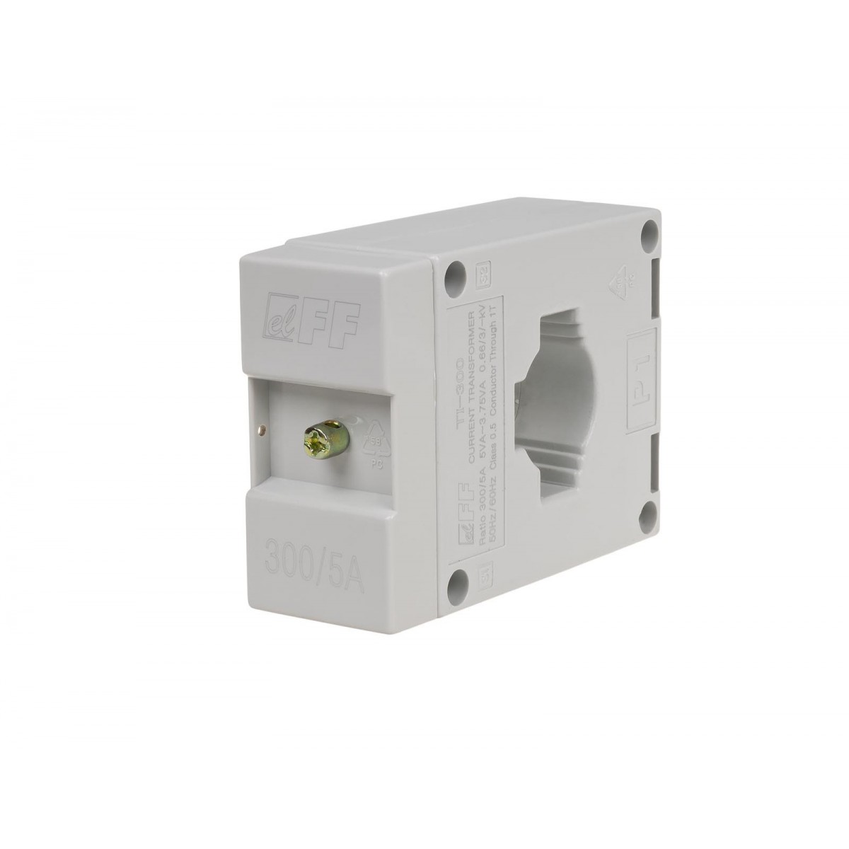 TI-300-5 Przekładnik prądowy 300/5A Ø22, kl. 0,5 F&F