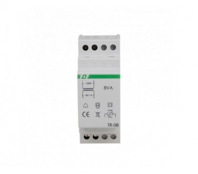 TR-08 transformator sieciowy TR-08 zasilanie 230V AC 8V 1A F&F