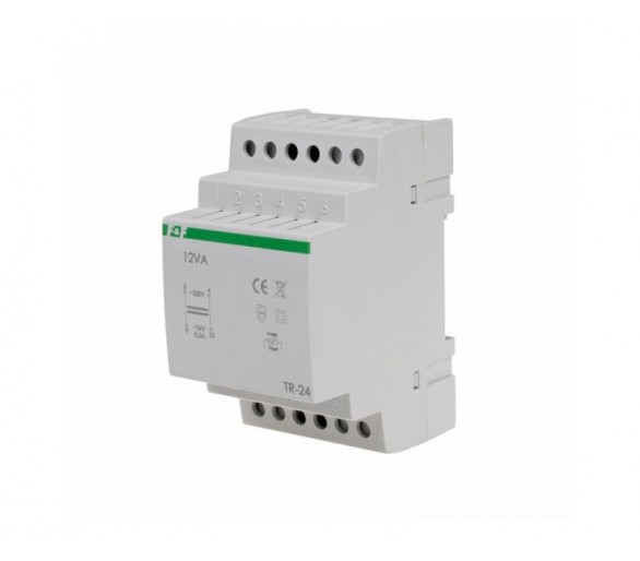 TR-24 transformator sieciowy TR-24 zasilanie 230V AC 24V 0,5A F&F