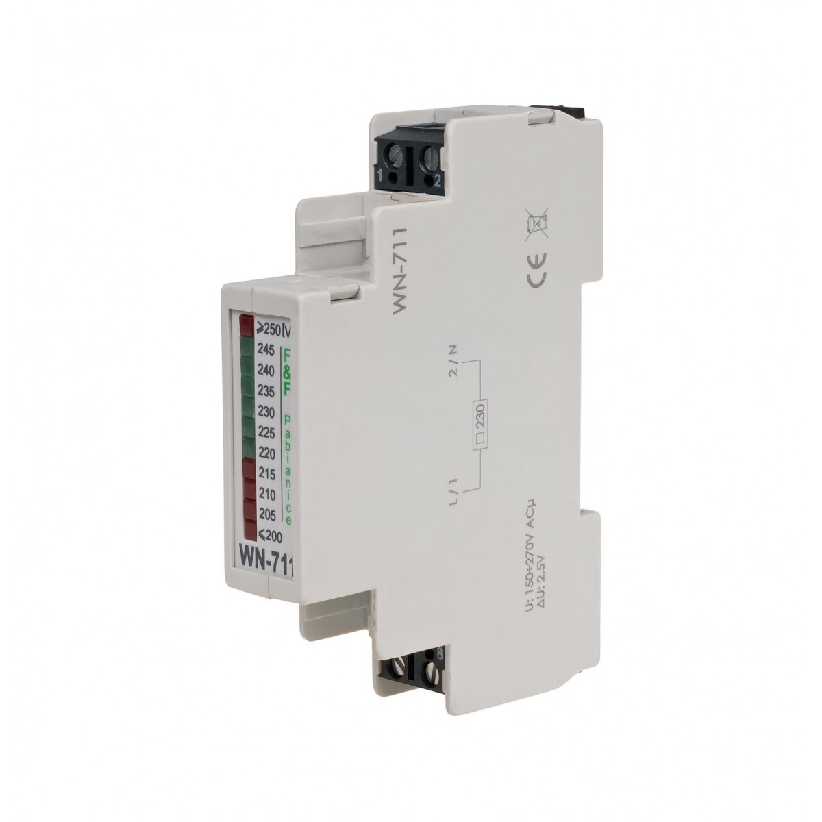 WN-711 wskaźnik napięcia jednofazowy WN-711 230V AC F&F