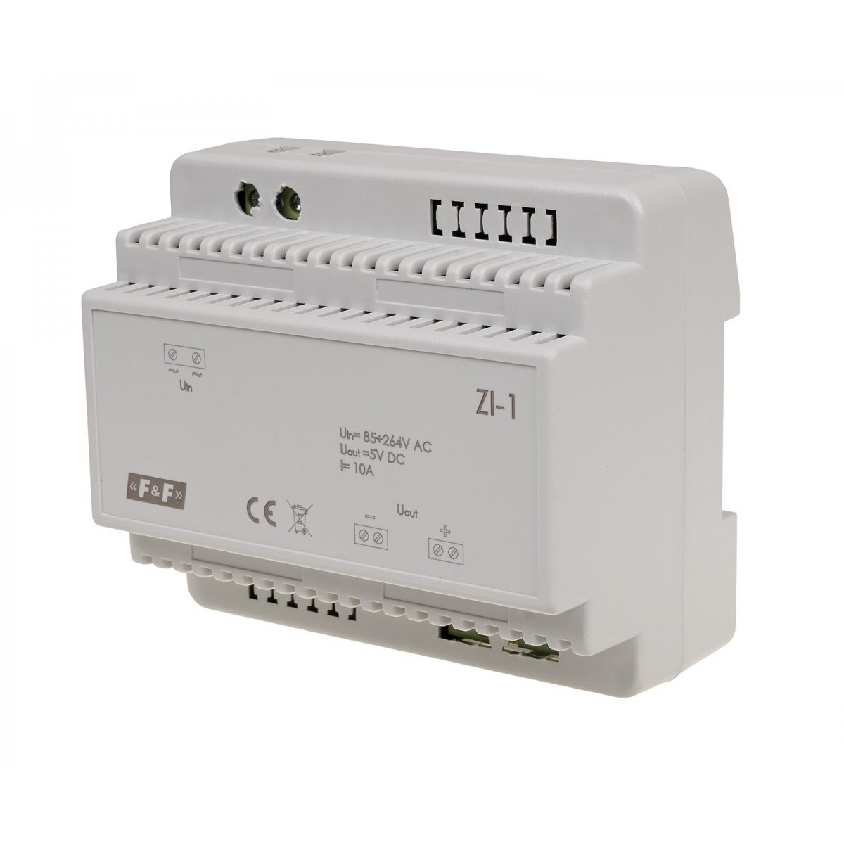 ZI-1 zasilacz impulsowy 5V DC ZI-1 10A F&F