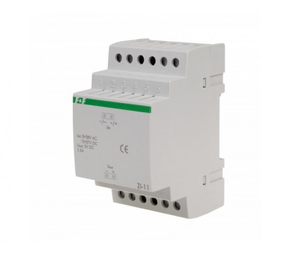 ZI-11 stabilizator impulsowy 5V DC ZI-11 8-28V AC / 12-37V DC 3A F&F