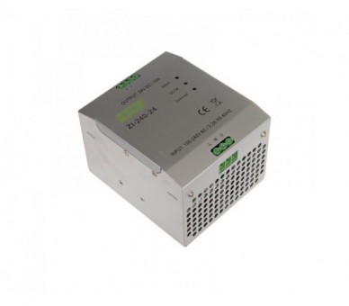 ZI-240-24V zasilacz impulsowy przemysłowy nap. wej. 90-264V AC/120-370V DC, P240W nap. Wyj. 24V DC F&F