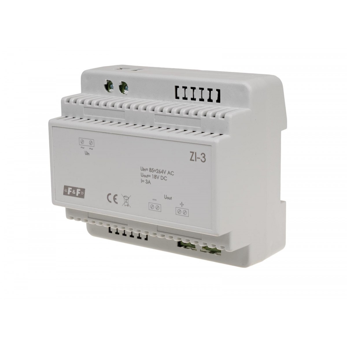 ZI-3 zasilacz impulsowy 18V DC 3A ZI-3 F&F