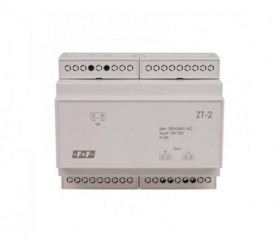 ZT-2 zasilacz transformatorowy ze stabilizatorem impulsowym ZT-2 12V DC 2A F&F
