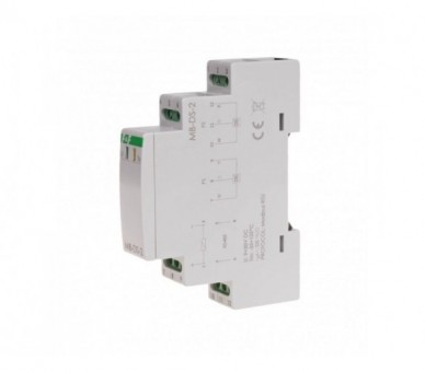 MAX-MB-DS-2 przetwornik pomiaru temperatury z wyjściem MODBUS RTU, dla DS x2, bez sondy F&F