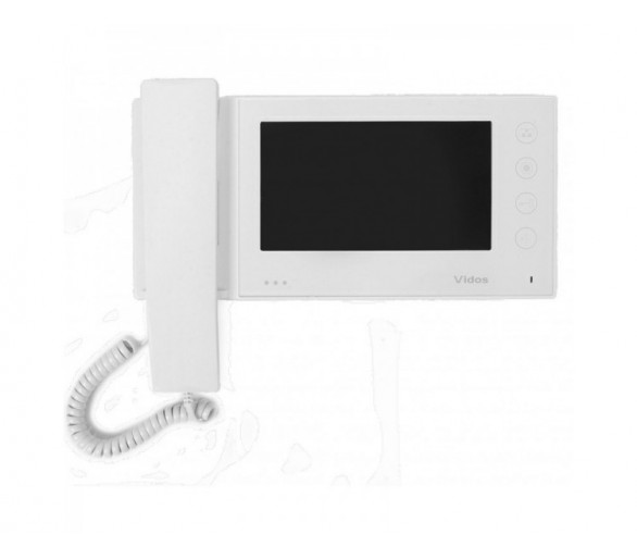 MK-06WF Monitor biały ze słuchawką i pamięć 100 zdarzeń F&F