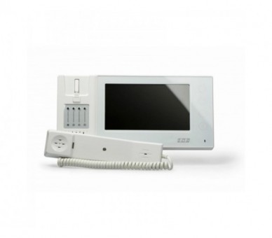 MK-06WF Monitor biały ze słuchawką i pamięć 100 zdarzeń F&F
