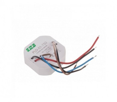 PLD-01-750 zasilacz LED mocy nap. wej. 5-40V DC, montaż w puszce Ø61, 750W F&F