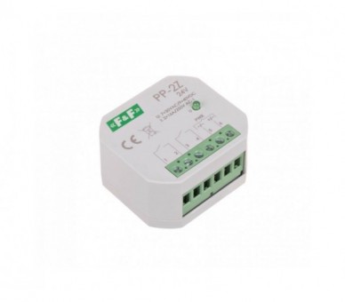 PP-2Z-24V Przekaźnik elektromagnetyczny, 2Z 16A, montaż podtynkowy,w obud.PDT,U7-30VAC / 9-40VDC F&F