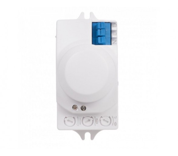 DRM-01-24V Mikrofalowy czujnik ruchu z funkcją czujnika obecności, do zabudowy, 24V F&F