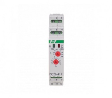 PCG-417DUO przekaźnik czasowy PCG-417, styki: 2NO F&F