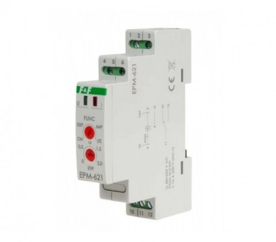 EPM-621 elektroniczny przekaźnik mocy pobranej i oddanej do sieci, moc mierzona 0-2kW F&F
