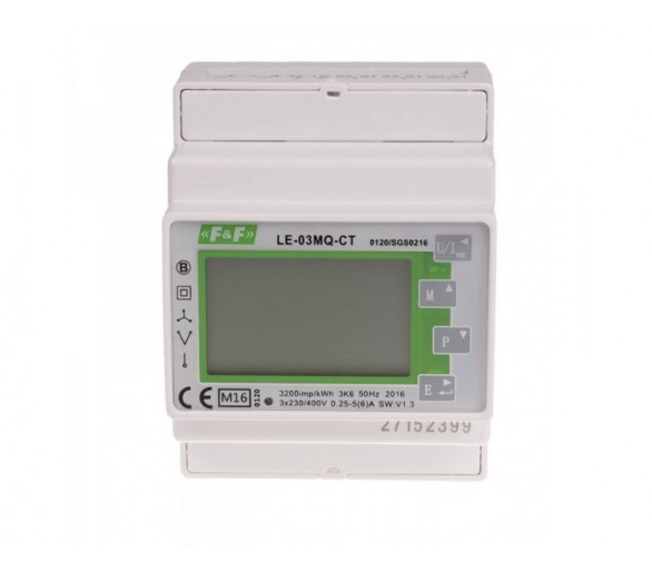 LE-03MQ-CT Trójfazowy dwukierunkowy licznik pośredni,półpośredni, Modbus RTU,100(5)A, MID F&F