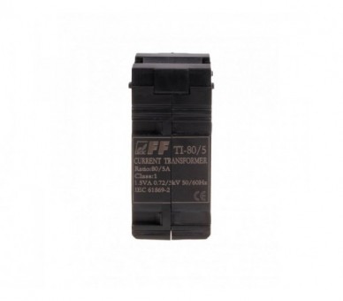 TI-80-5 Przekładnik prądowy 80/5A Ø22, kl. 0,5 F&F