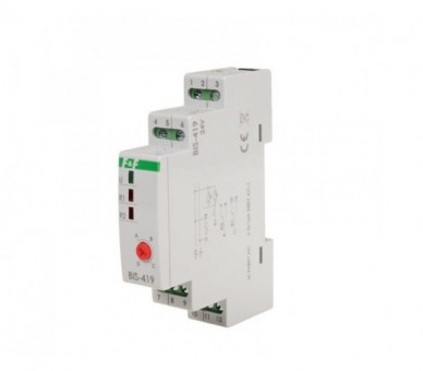 BIS-419-24V Przekaźnik bistabilny 9-30 V AC/DC, 4 funkcyjny, DIN, dwa obwody sterowania F&F